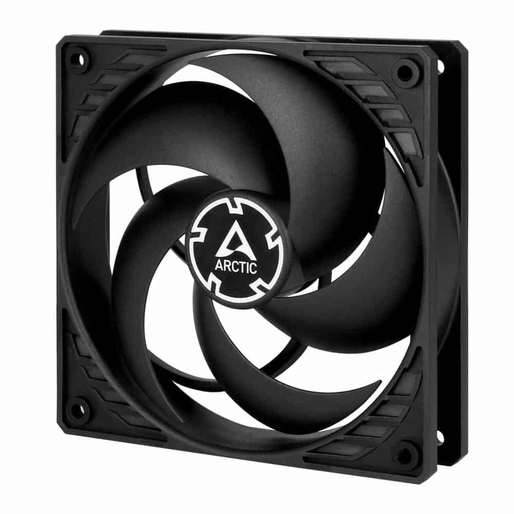 Arctic P12 Silent Pressure 120mm Extra Quiet Fan Black